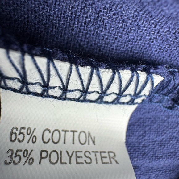 Fancyinn V Neck Blue Ruffle Crop Top - Picture 5 of 6